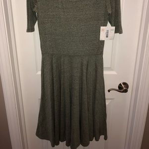 Lularoe Olive Green Nicole Dress